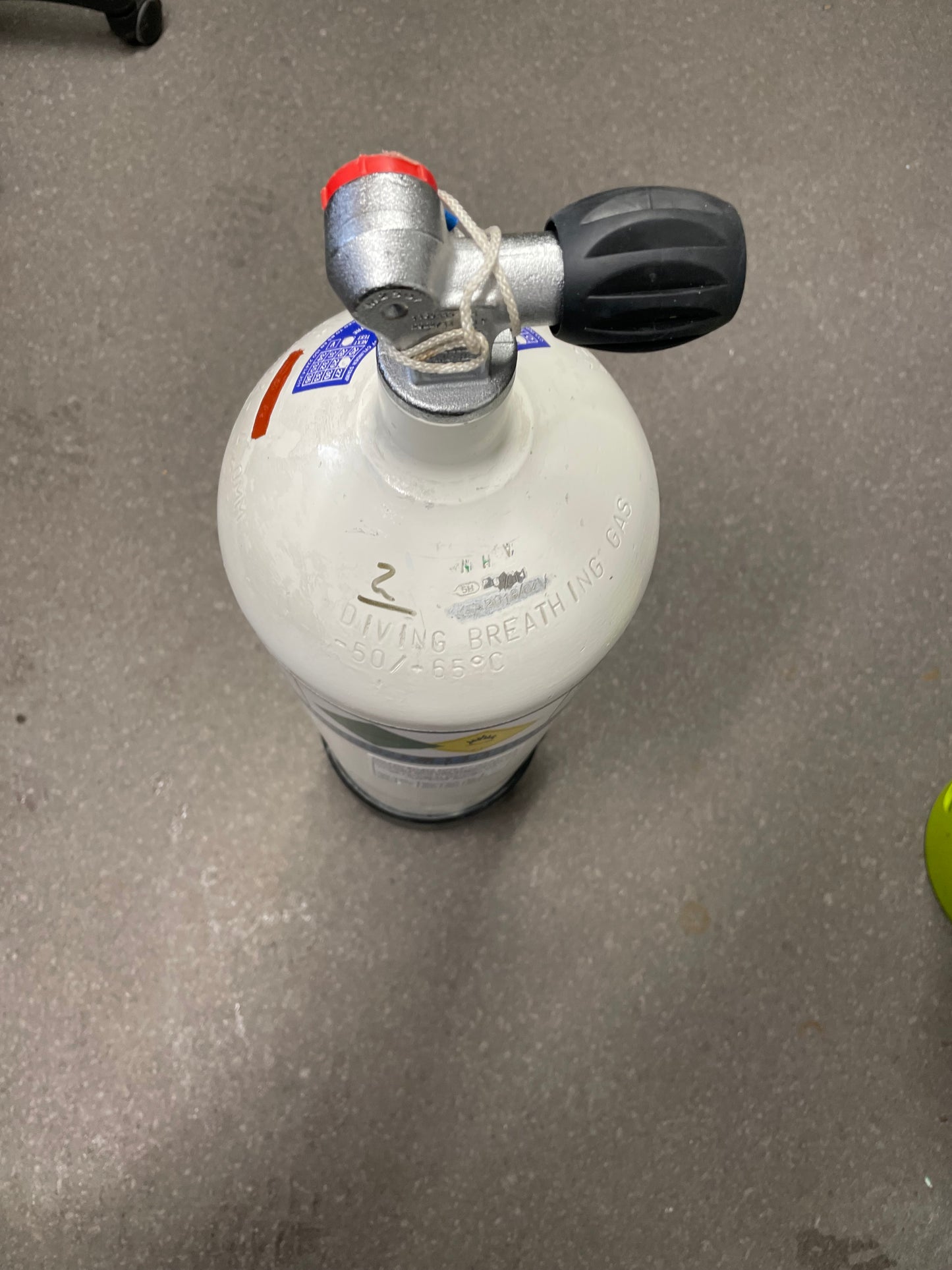 12L Scuba Cylinder Pre-Loved Second Hand New Valve with Fresh Hydrostatic Test + O2, this has a matching sister one of a pair. (2)